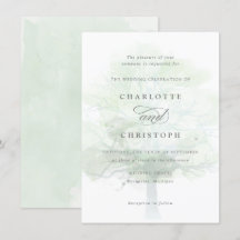 Invitación nupcial en árbol