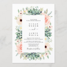 Invitación nupcial exitosa