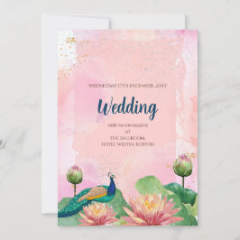 Invitación nupcial hindú digital boda indio