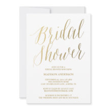 Invitación nupcial moderna de la ducha de la