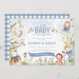Invitación Nursery Rhyme Mother Goose Baby Shower
