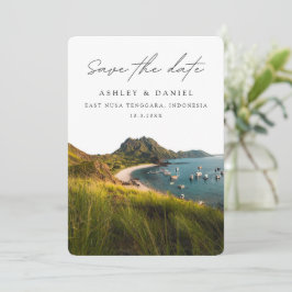 Invitación Nusa Tenggara Oriental salva la fecha Boda de Indo