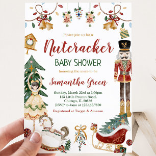 Invitación Nutcracker Baby Baby Shower