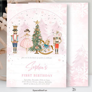 Invitación Nutcracker Birthday Ballerina