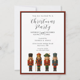 Invitación Nutcracker Christmas Party Invitation