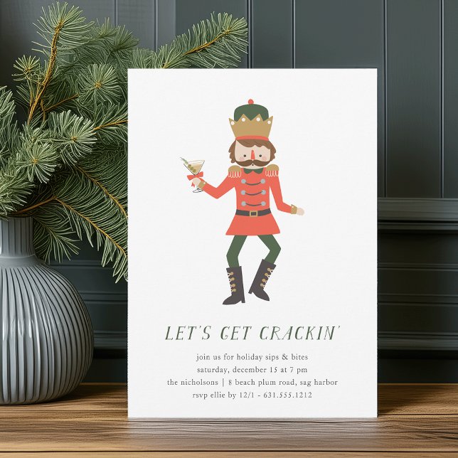 Invitación Nutcracker Holiday Cocktail Party (Subido por el creador)