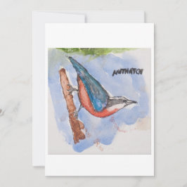 Invitación Nuthatch Greeting Card