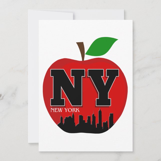 INVITACIÓN NY NUEVA YORK LA GRAN MANZANA (Anverso)