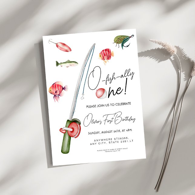 Invitación o aliado de los peces, un primer cumpleaños (Subido por el creador)