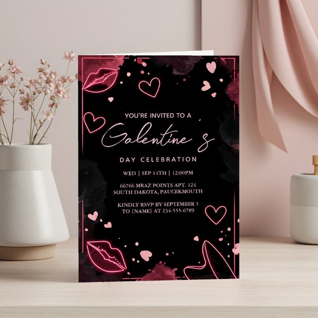 Invitación O Amar A La Esposa Cute Chica Galentines Día De Fe (Subido por el creador)