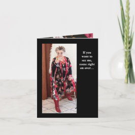 Invitación o cita de un amigo gracioso