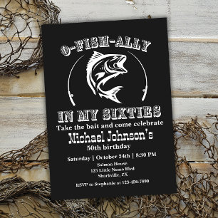 Invitación O-fish-ally In my Fifty 60th Birthday Party (Mi al