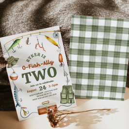 Invitación O-Fish-Ally Two Birthday Invitation