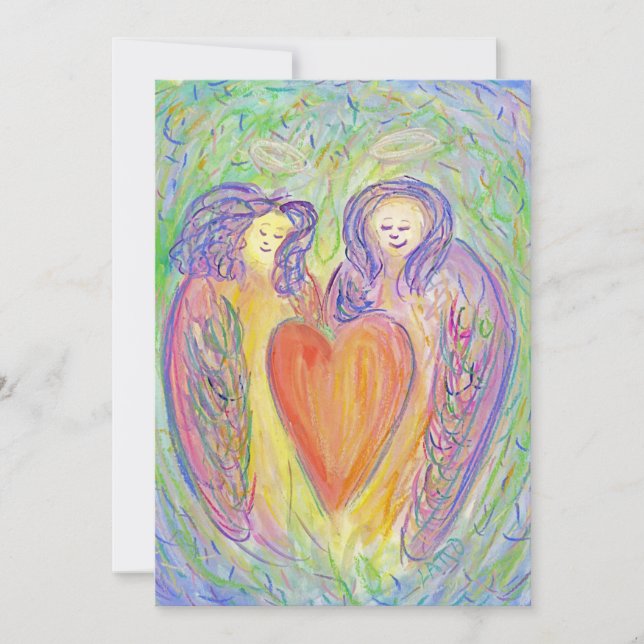 Invitación o invitación a Personalizado del corazó (Anverso)
