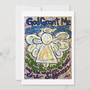 Invitación o invitación al arte de Serenity Prayer