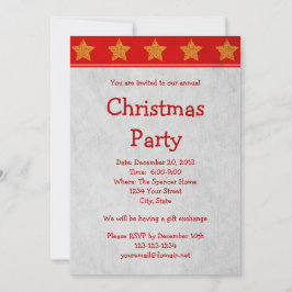 Invitación o Invitación de feriado de navidades
