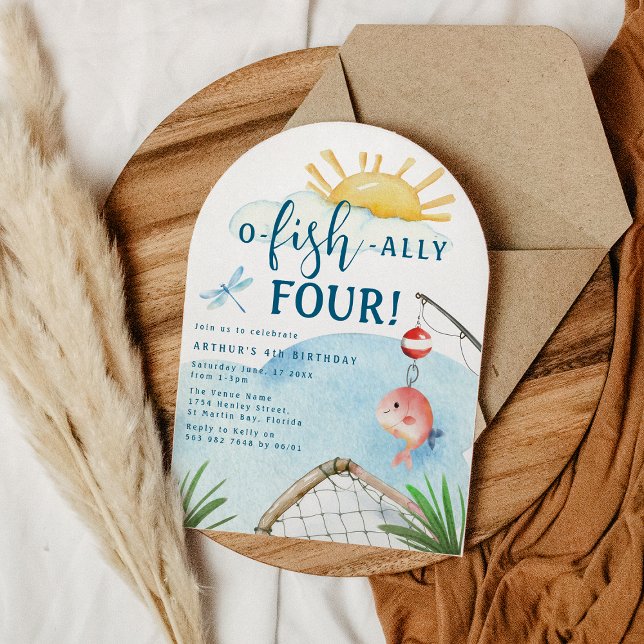Invitación ¡O Pez Ally Cuatro! | Fiesta de cumpleaños número  (Subido por el creador)