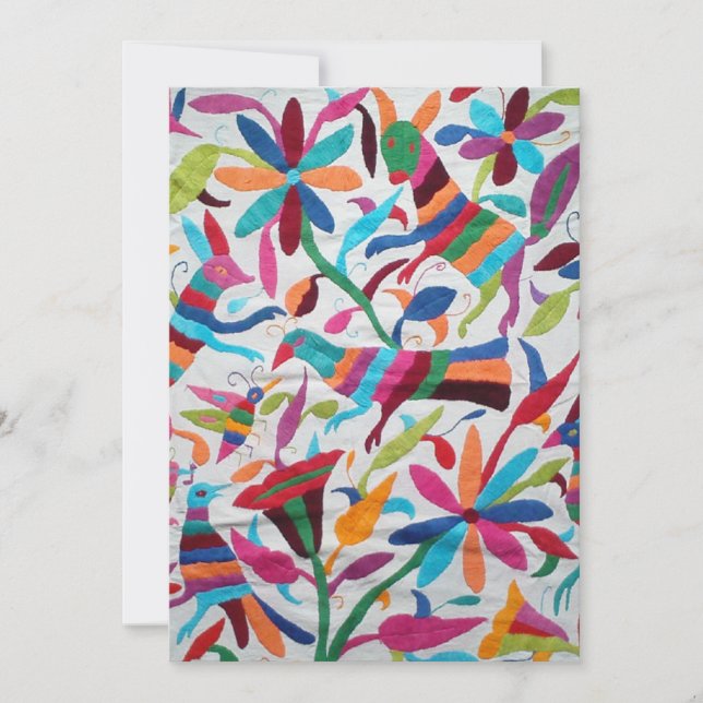 Invitación Oaxaca México Boho étnico hispánico maya mexicano (Anverso)