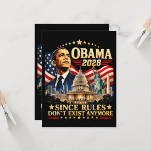 Invitación Obama 2028 Ya que las reglas ya no existen