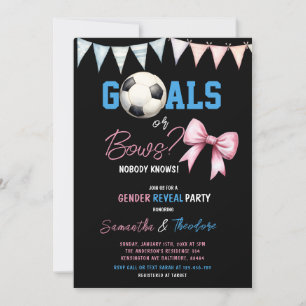 Invitación Objetivos o dobla revelación de género de Chica o 