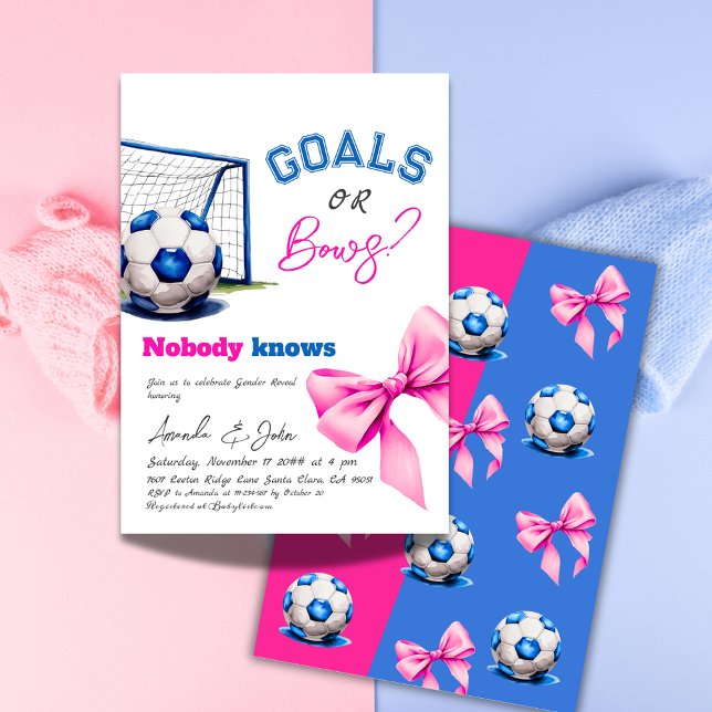 Invitación Objetivos o doblamientos de género del fútbol azul (Subido por el creador)