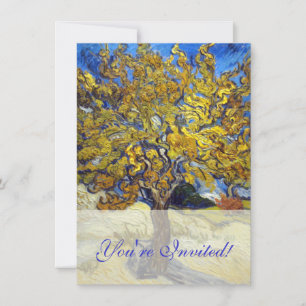 Invitación Obra Maestra del Árbol de Moras de Van Gogh