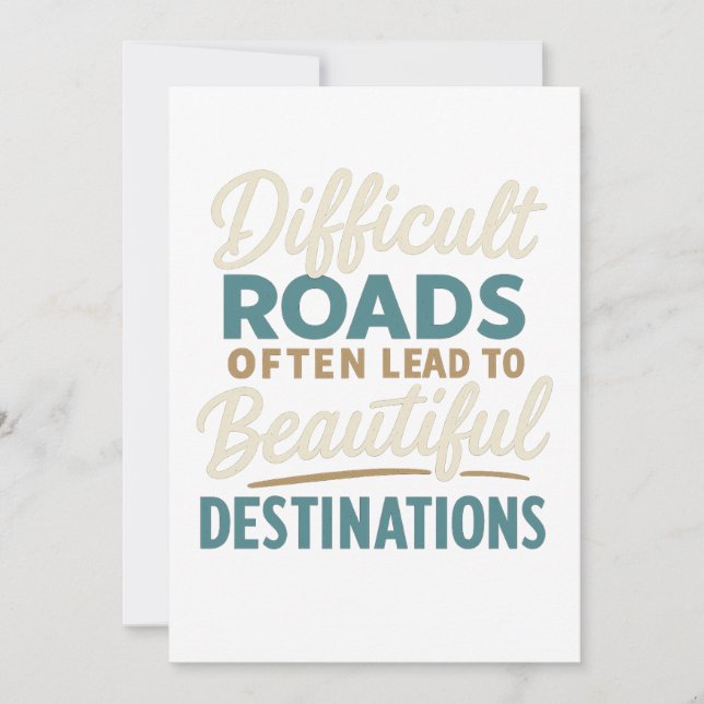 Invitación Obra maestra en progreso - Cita de motivación (Anverso)