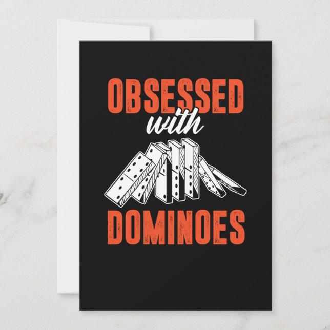 Invitación Obsesionado con el regalo de juego de desconcierto (Anverso)