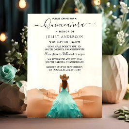 Invitación Obtén la Naturaleza Barn Wood Boho Granja Quincean