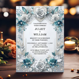 Invitación Obtén un brillante y brillante Boda de plata de ga