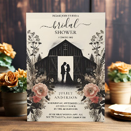 Invitación Obtén una ducha de novia rusa de primavera Wood Bo