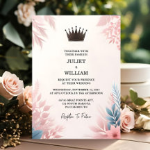 Obtén una larga tregua Regal Royal Glam Boda rosa 