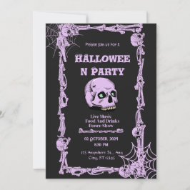 Invitación Obtén una mirada aterradora a esta Halloween