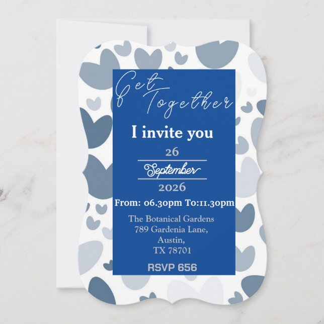 Invitación Obtener (Anverso)