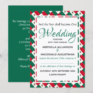 Invitación Ocasión de celebración de Bodas personalizados de 