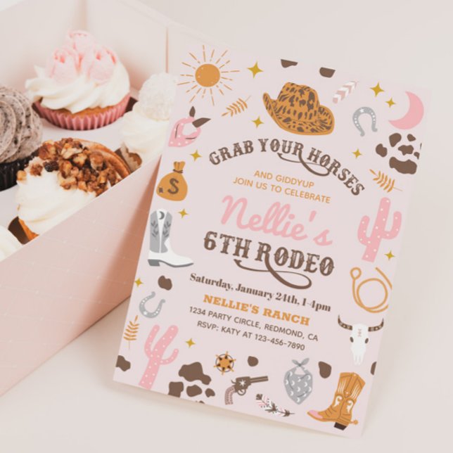 Invitación occidental del chica | Invitación de la (Subido por el creador)