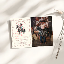 Invitación Occidente: El primer cumpleaños de un rodeo