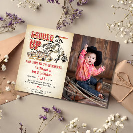 Invitación Occidente Ensilla Y Únete A Nosotros Para La Fiest