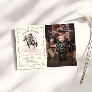 Invitación Occidente este no es mi primer rodeo segundo cumpl