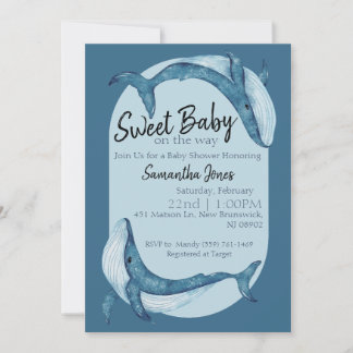 Invitación Ocean Baby Shower Invitation