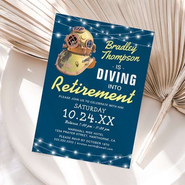 Invitación Ocean Beach | Fiesta de Jubilación de Buceo (Subido por el creador)