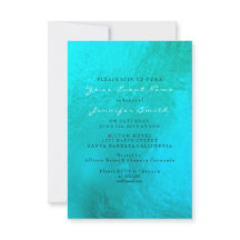 Ocean Blue Aqua Pearl White Metallbeach