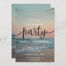 Ocean Sunset,String Lights Script Engagement