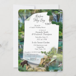 Invitación Océanos y ríos mundiales, lagos y actividades depo