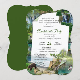 Invitación Océanos y ríos mundiales, lagos y actividades depo