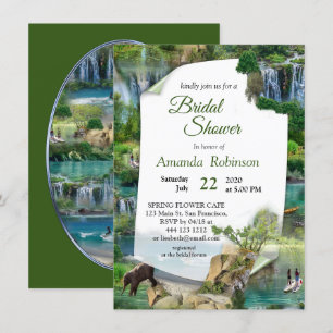 Invitación Océanos y ríos mundiales, lagos y actividades depo