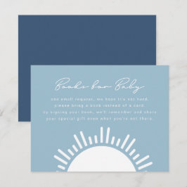 Invitación OCEANSIDE Tropical Beach Books For Baby Card