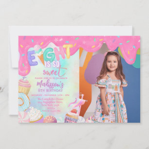 Invitación Ocho es tan dulce