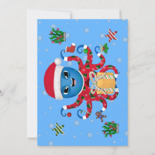 Invitación Octopus navidades