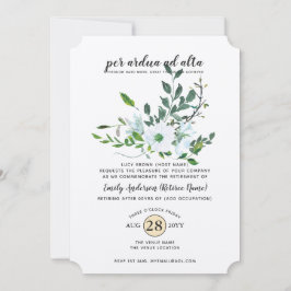 Invitación Ocupación de FOTO de retiro bártico acuarela